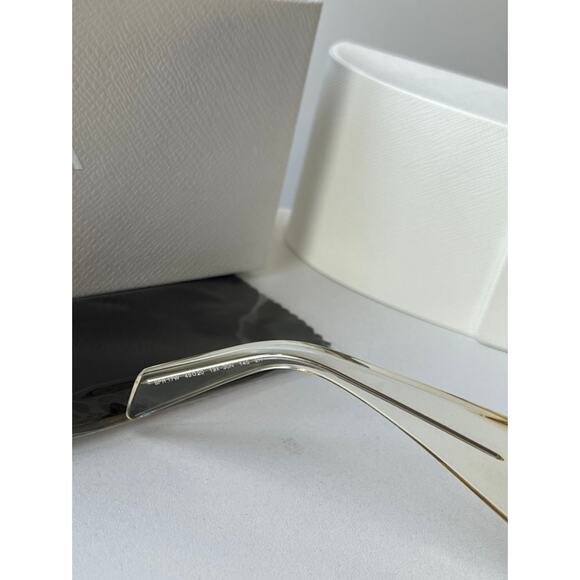 NEW Prada PR17WS Symbole Sunglasses in Champagne Mirror - Picture 8 of 9